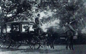 Horse and carriage of Wm. Alty & Sons Horse and carriage of Wm. Alty & Sons