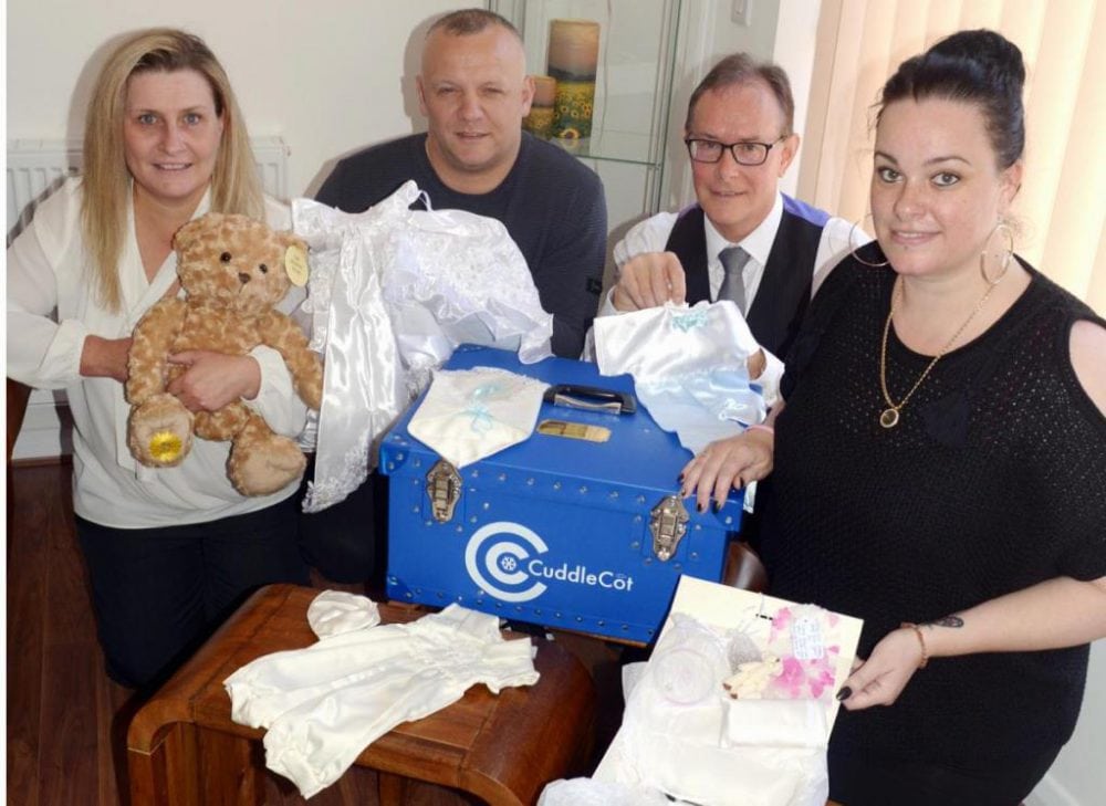 Alty's Funeral 'Cuddle Cot'