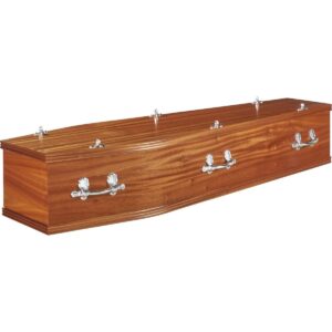 redwood coffin Redwood Coffin, Pictured in a Dark Mahogany finish